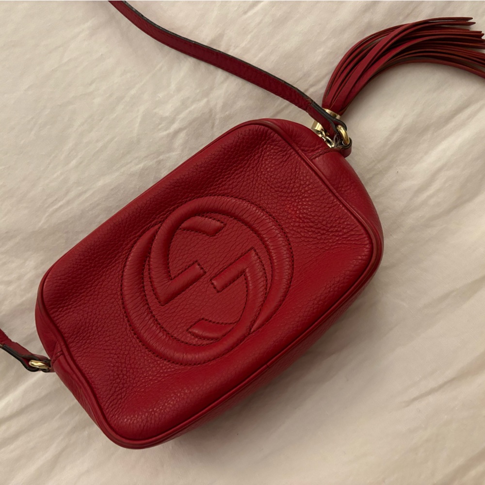 Red Gucci Camera Bag
